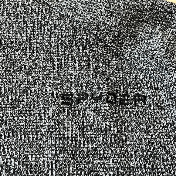 Spyder Gait Men’s Half Zip Black Gray Jacket Size Medium NWT - Picture 8 of 13